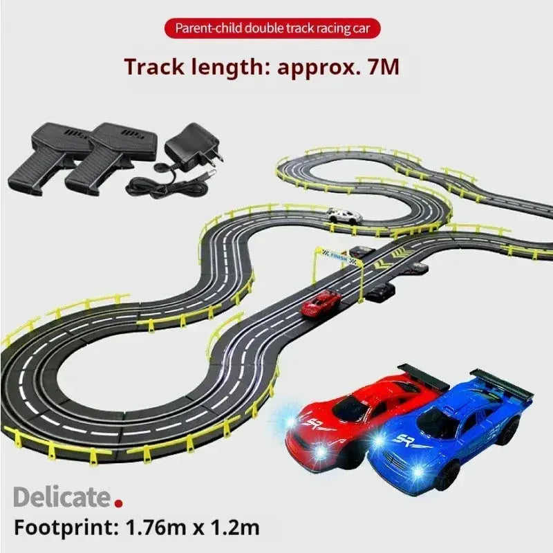 Remote Control Car Track Racing Toy For Two Players - ToylandEU