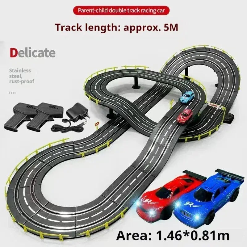 Remote Control Car Track Racing Toy For Two Players - ToylandEU