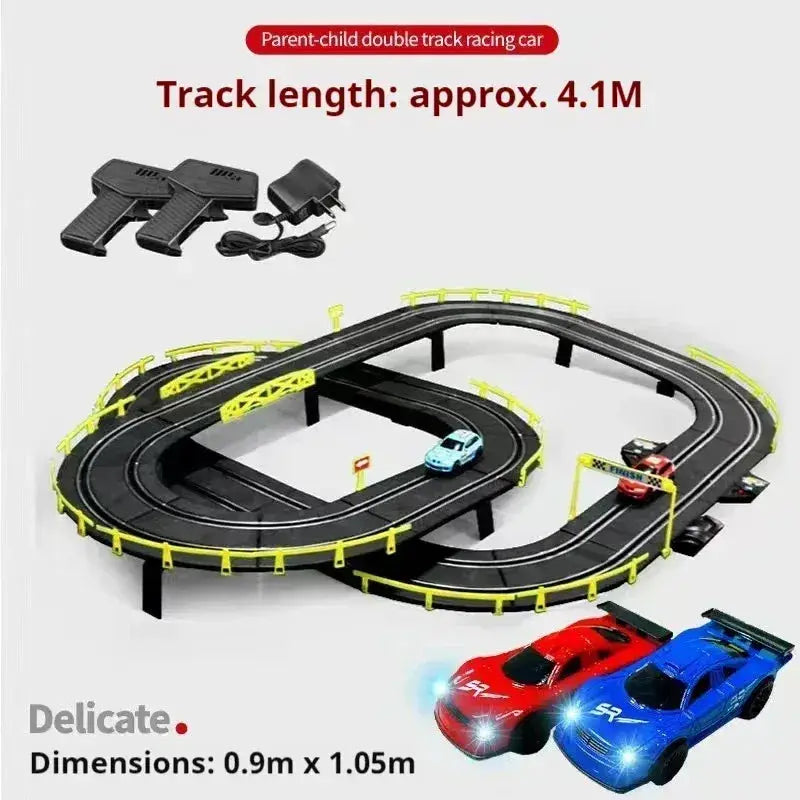 Remote Control Car Track Racing Toy For Two Players - ToylandEU