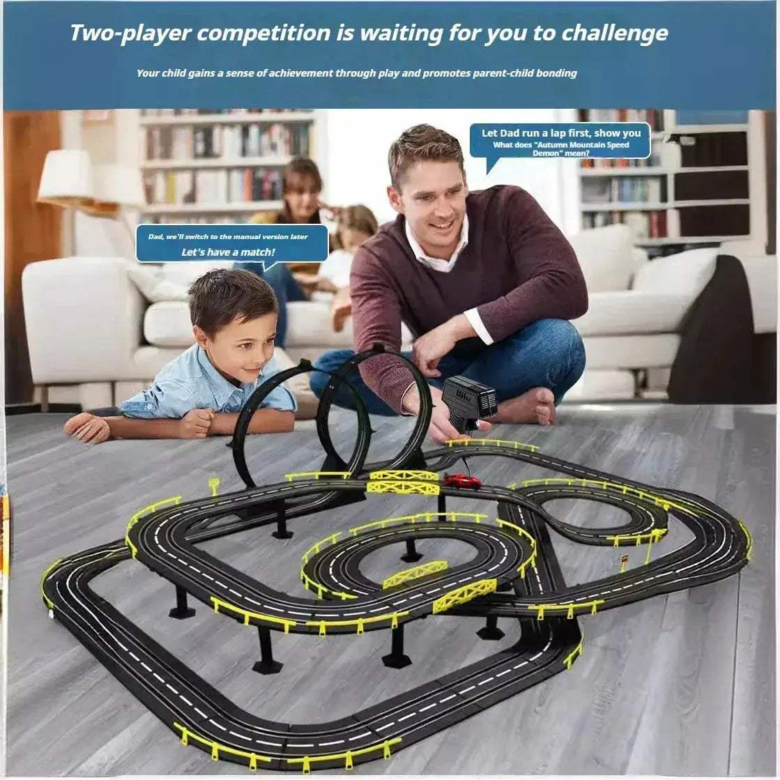  Remote Control Car Two Players Track Racing Toy -  ToylandEU™