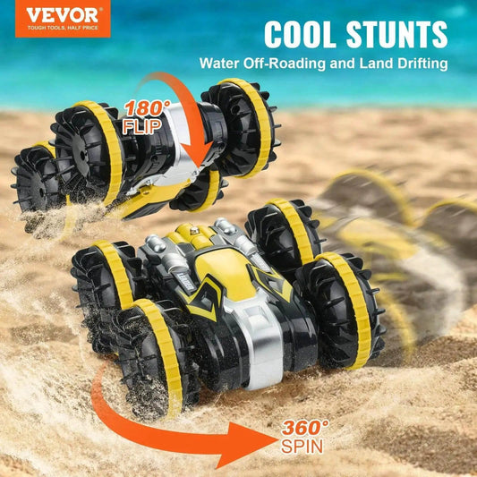  RC VEVOR High-Speed Amphibious Remote Control Car Boat - 2.4GHz Water Racing Toy for Kids, 12 km/h, Perfect for Birthdays -  ToylandEU™