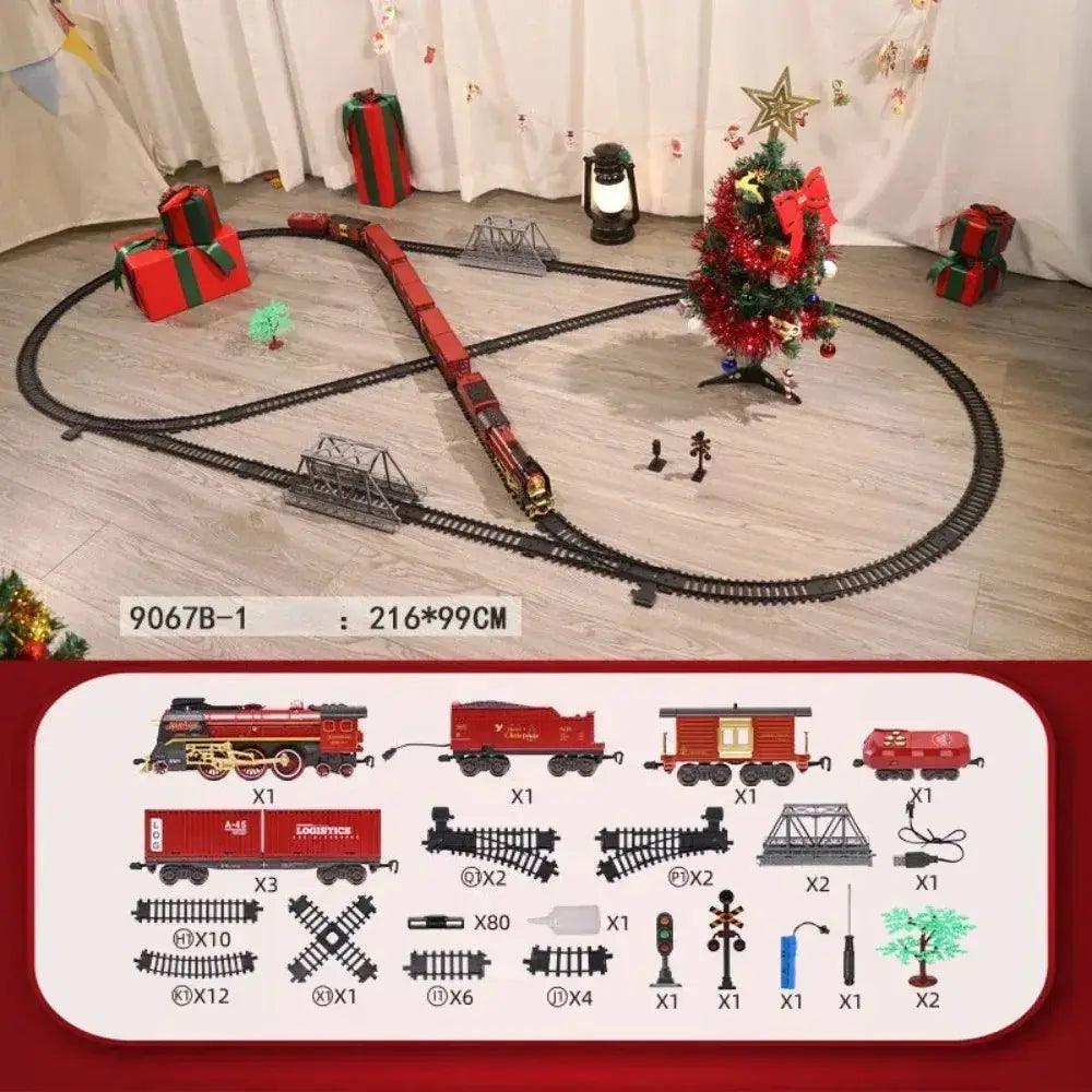  Remote Control Christmas Train Toy With Sound And Light -  ToylandEU™