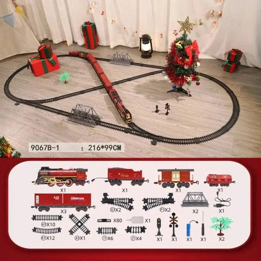  Remote Control Christmas Train Toy With Sound And Light -  ToylandEU™
