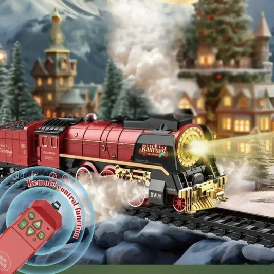  Remote Control Christmas Train Toy With Sound And Light -  ToylandEU™