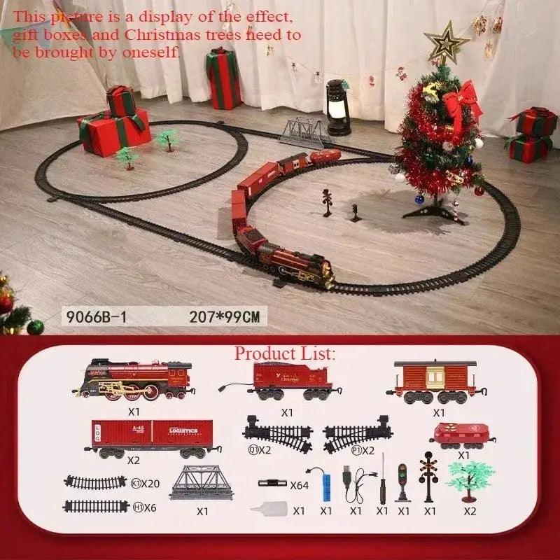  Remote Control Christmas Train Toy With Sound And Light -  ToylandEU™