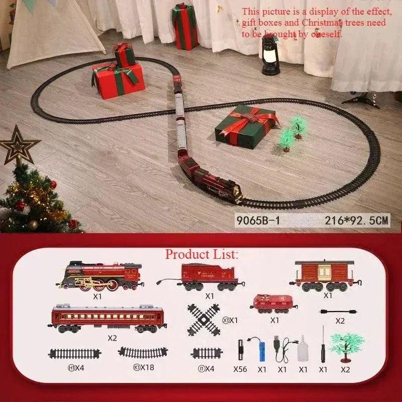  Remote Control Christmas Train Toy With Sound And Light -  ToylandEU™