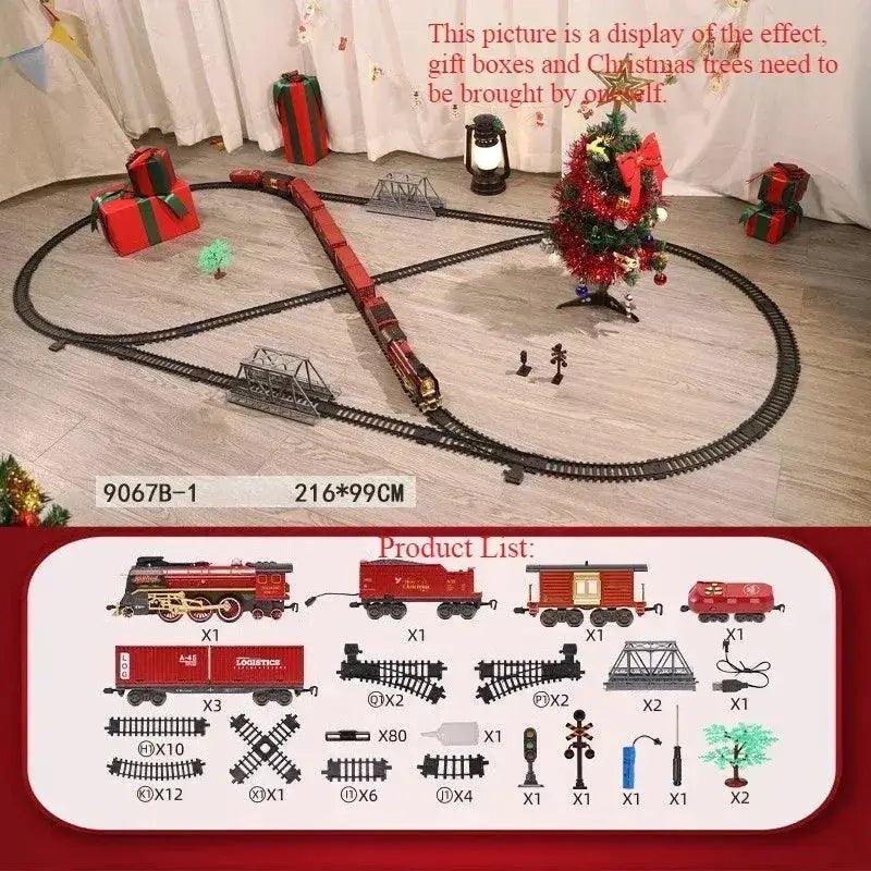  Remote Control Christmas Train Toy With Sound And Light -  ToylandEU™