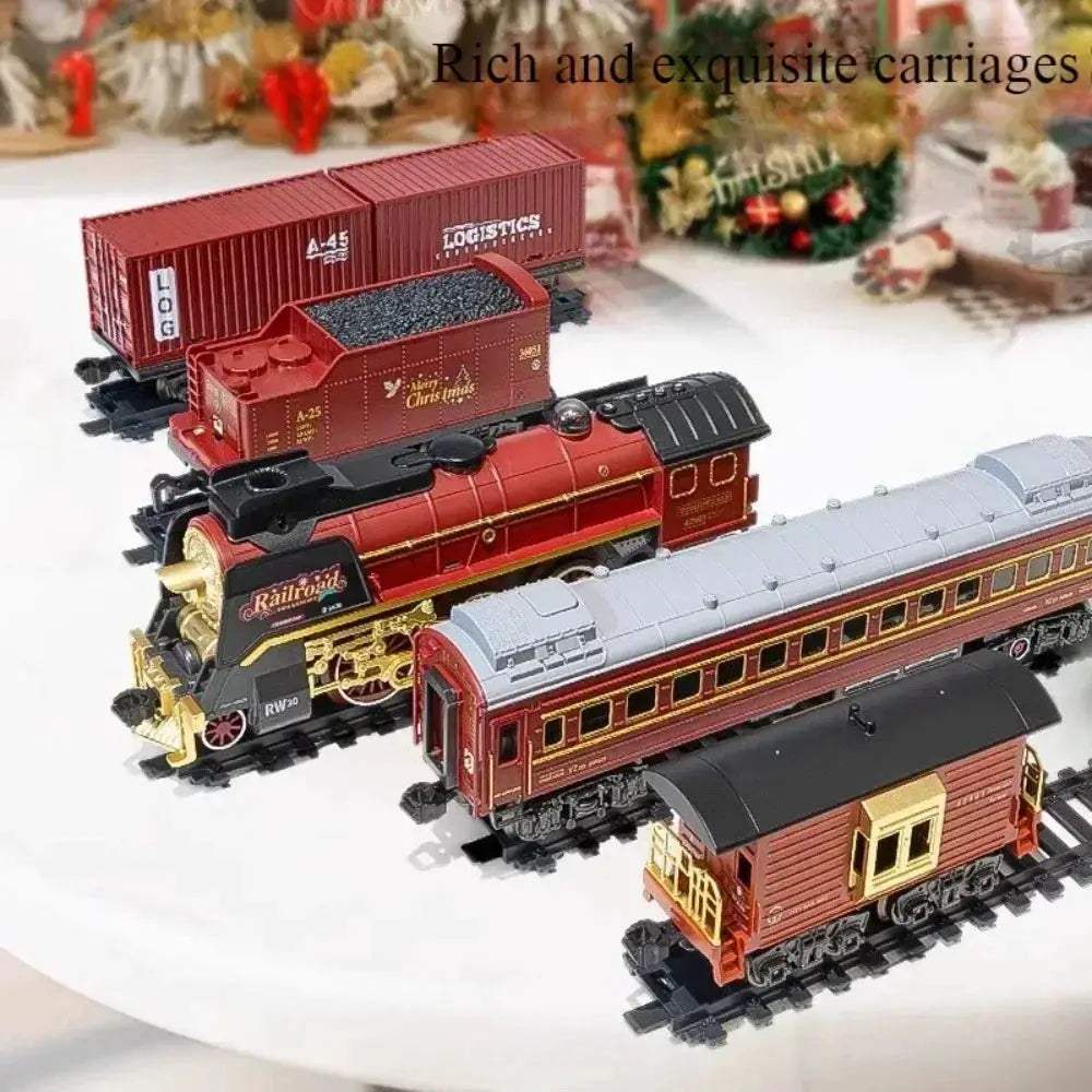 Remote Control Classical Christmas Train Toy With Sound And Light - ToylandEU