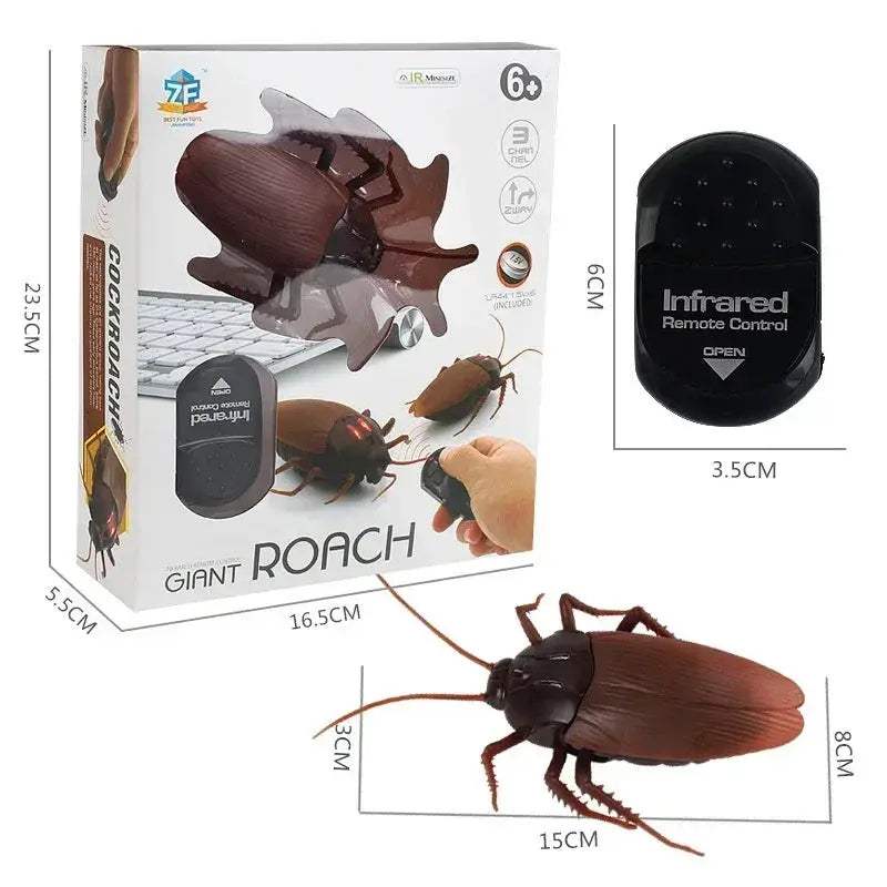 Remote Control Cockroach Toy For Pranks Halloween Fun - ToylandEU