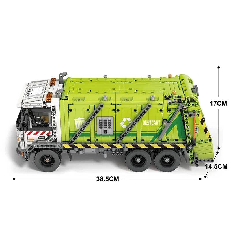 Remote Control Compressed Garbage Truck Building Blocks Kids Toys - ToylandEU