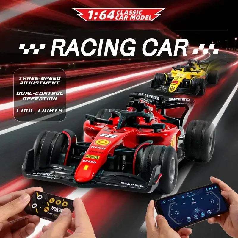Remote Control Die Cast RC Car For Desktop Racing Fun - ToylandEU