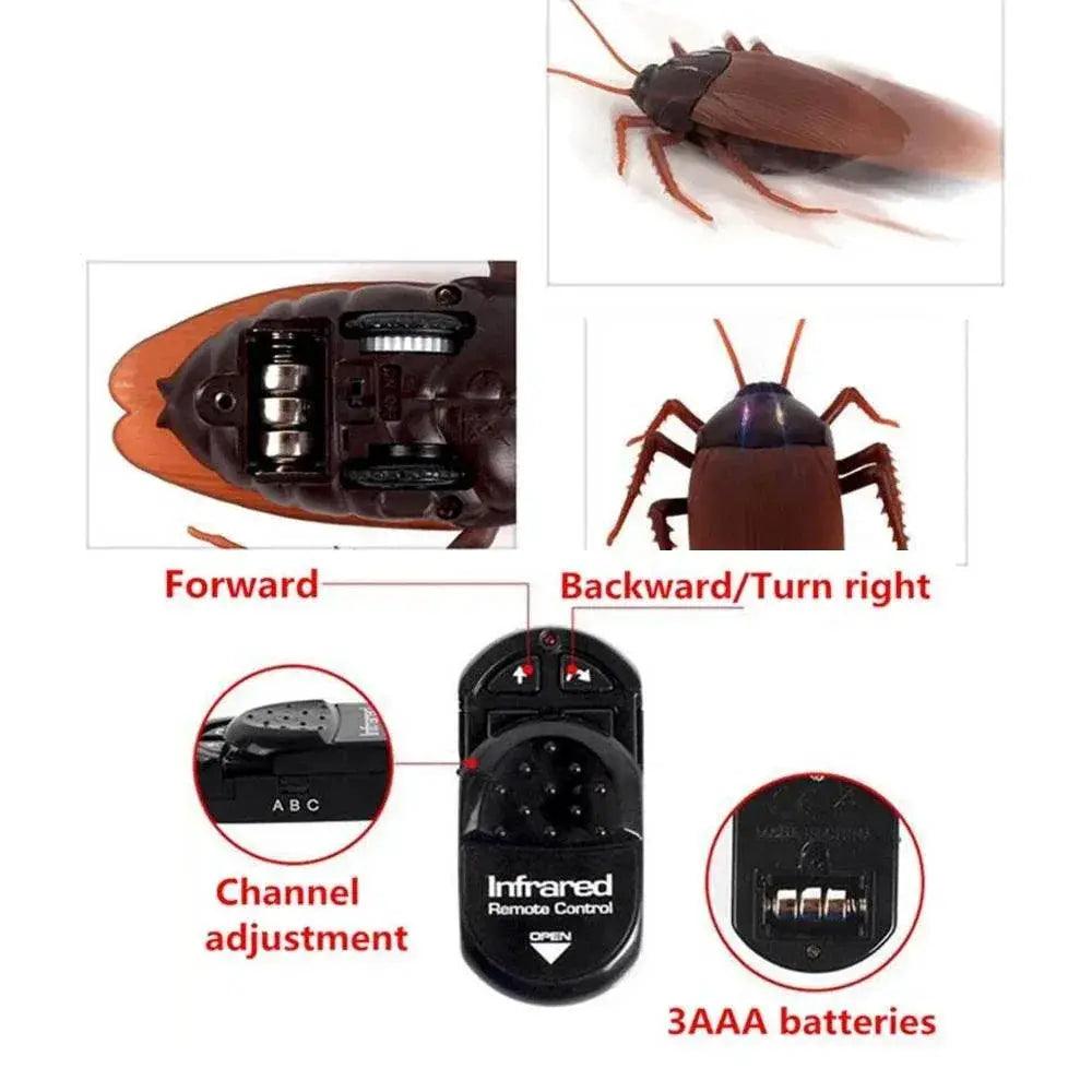  Remote Control Electric Cockroach Spider Toy  Prank Insect Mini Gift  -  ToylandEU™