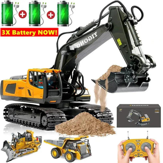  Remote Control Excavator 4WD RC Vehicle Long Battery -  ToylandEU™