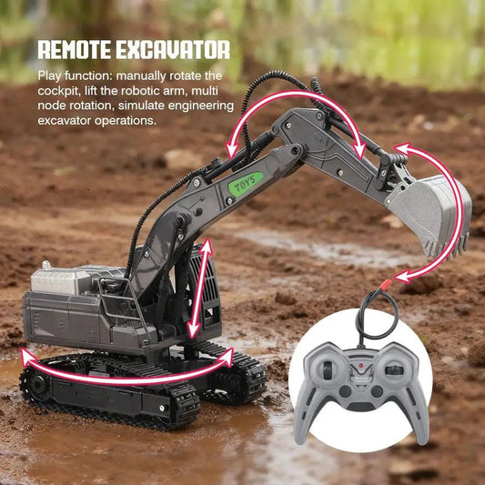  Remote Control Excavator Toy Simulated Arm for Kids -  ToylandEU™