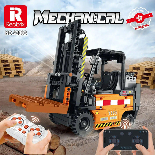  Remote Control Forklift Building Blocks 722 Piece Set -  ToylandEU™