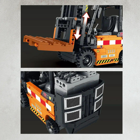  Remote Control Forklift Building Blocks 722 Piece Set -  ToylandEU™