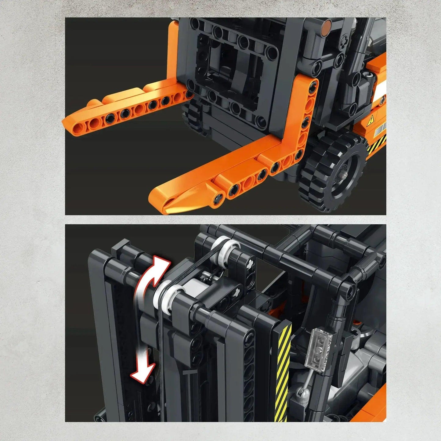  Remote Control Forklift Building Blocks 722 Piece Set -  ToylandEU™