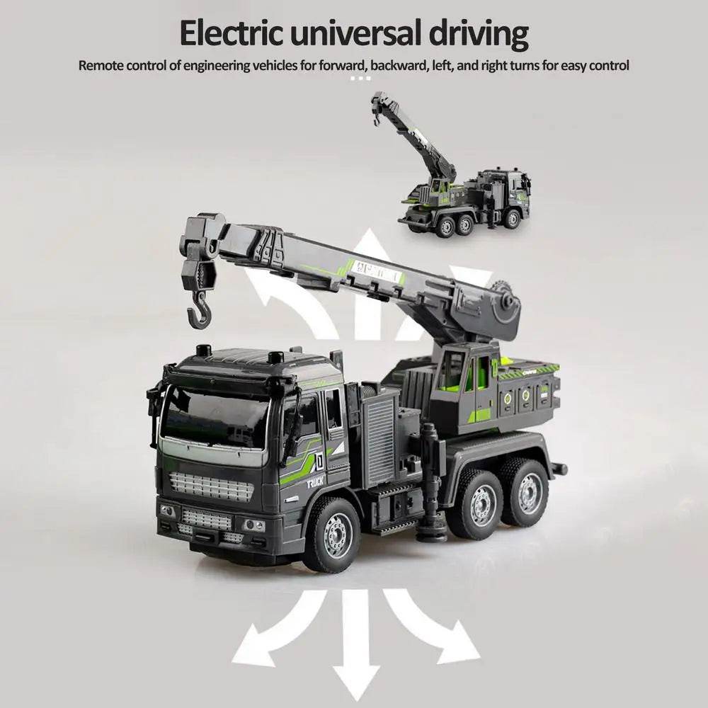 Remote Control Forklift Real Cool Motor Vehicle Engineering Car Toy - ToylandEU