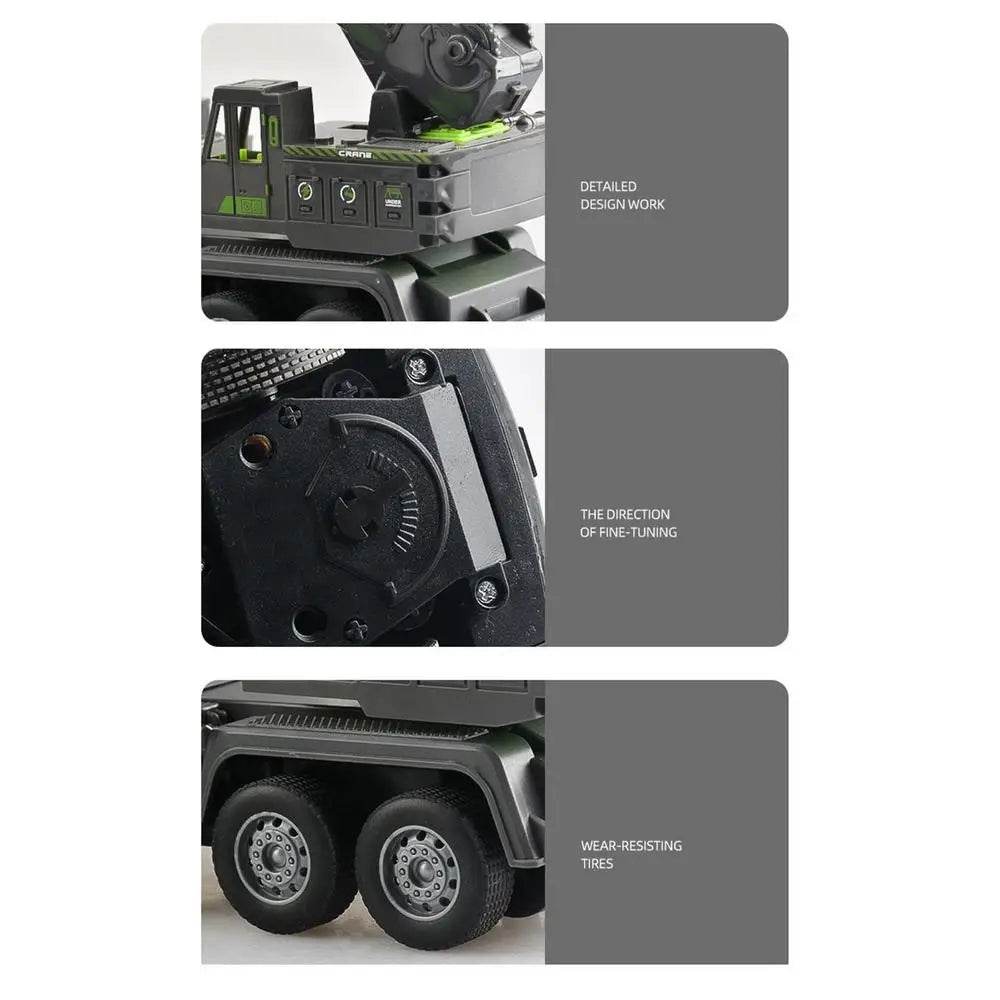 Remote Control Forklift Real Cool Motor Vehicle Engineering Car Toy - ToylandEU