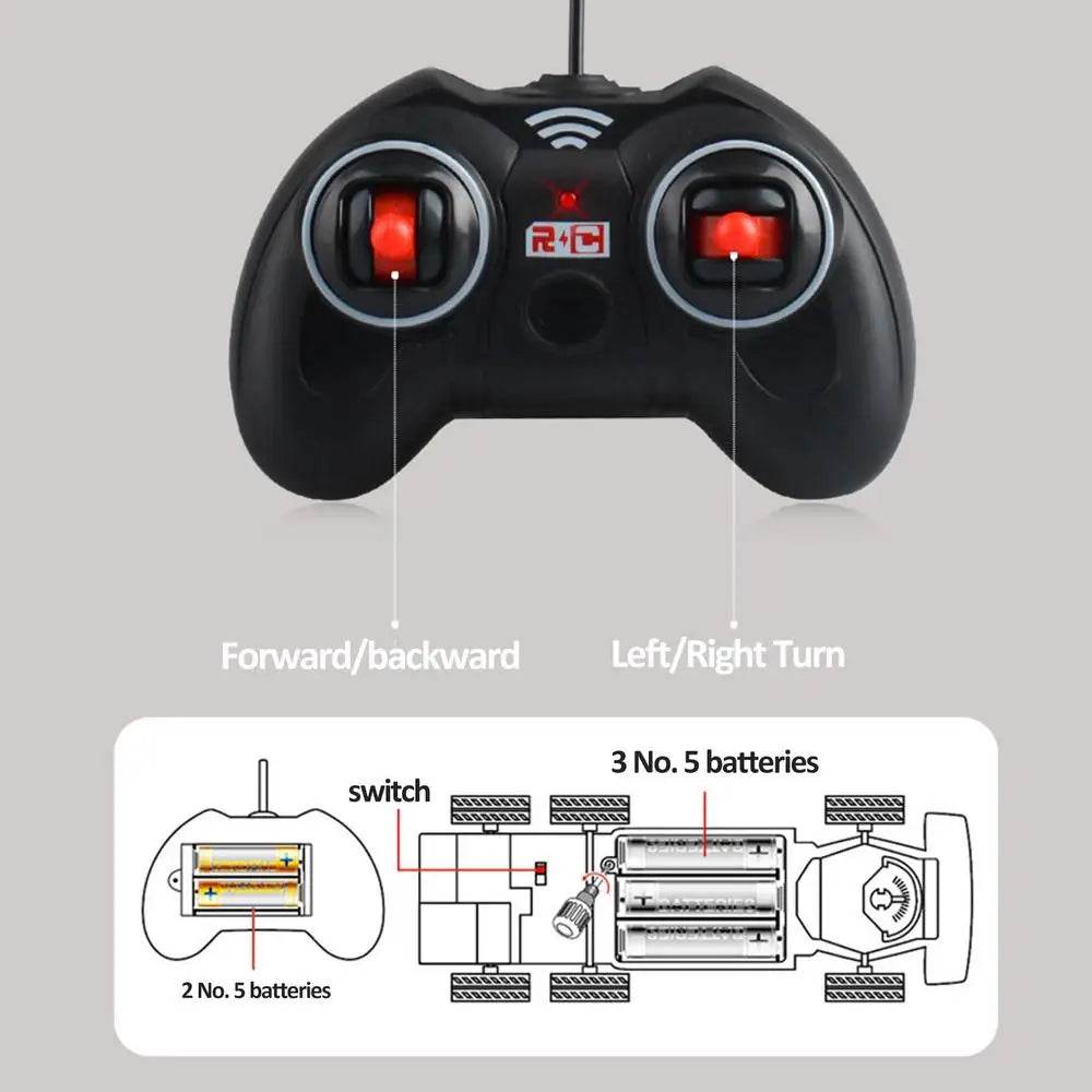Remote Control Forklift Real Cool Motor Vehicle Engineering Car Toy - ToylandEU