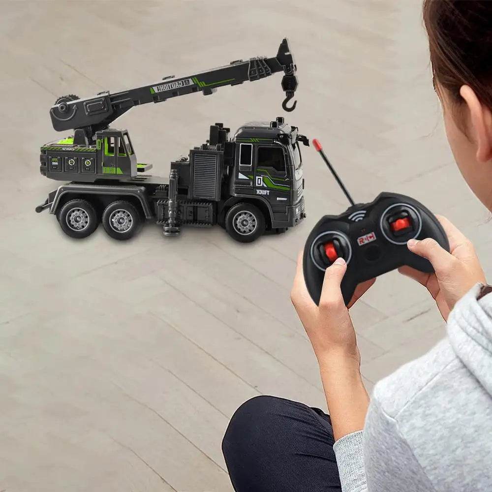 Remote Control Forklift Real Cool Motor Vehicle Engineering Car Toy - ToylandEU