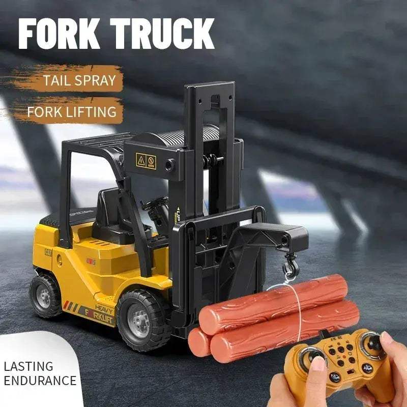 Remote Control Forklift Toy 2.4G RC Car For Kids Outdoor - ToylandEU