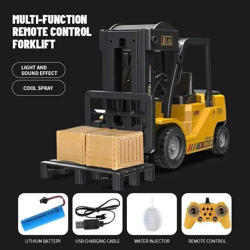 Remote Control Forklift Toy 2.4G RC Car For Kids Outdoor - ToylandEU