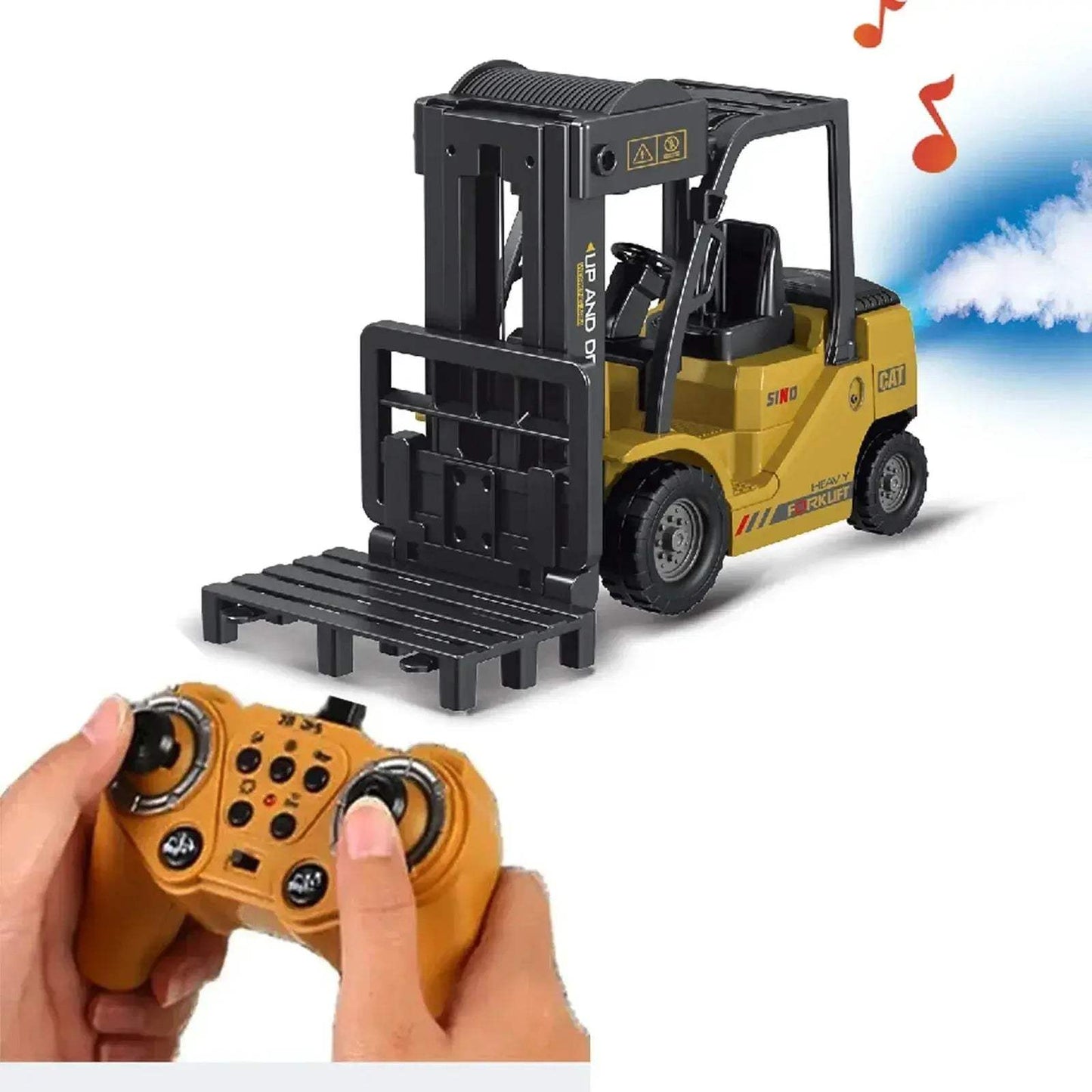 Remote Control Forklift Toy 2.4G RC Car For Kids Outdoor - ToylandEU