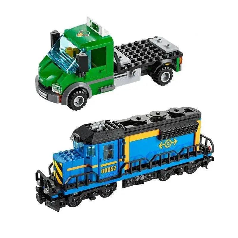  Remote Control Freight Train Building Blocks STEM -  ToylandEU™
