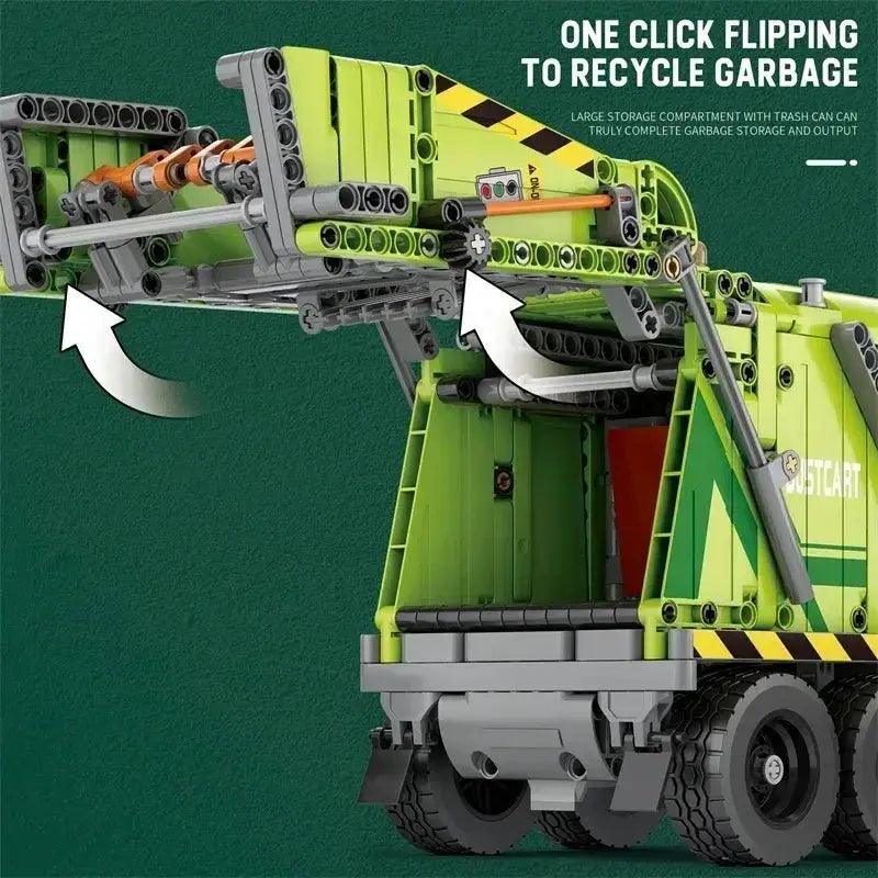  Remote Control Garbage Truck Building Blocks Set Stem -  ToylandEU™