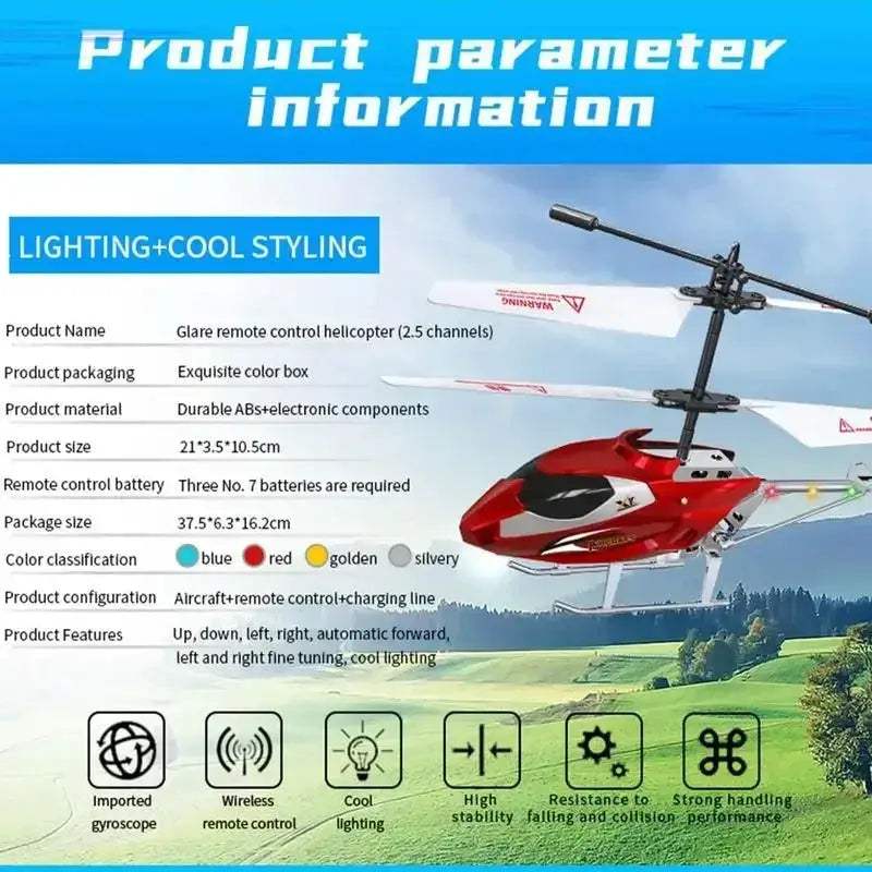 Remote Control Helicopter for Kids With Stable Flight - ToylandEU