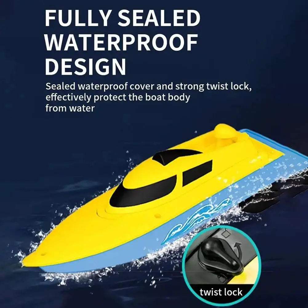Remote Control High Speed RC Boat for Outdoor Pool Fun - ToylandEU