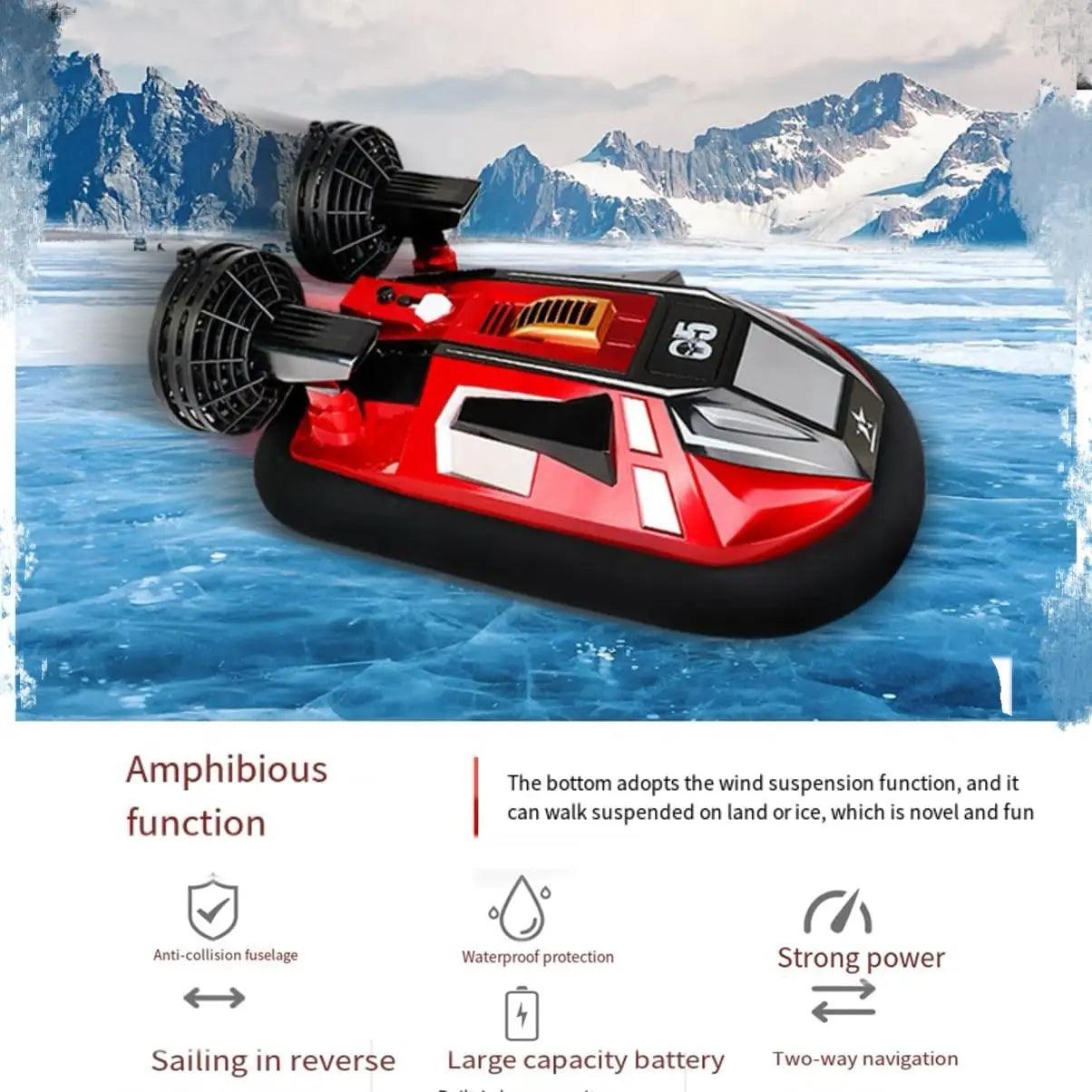  Remote Control Hovercraft Boat|Dual Motors|Toylandeu™ 