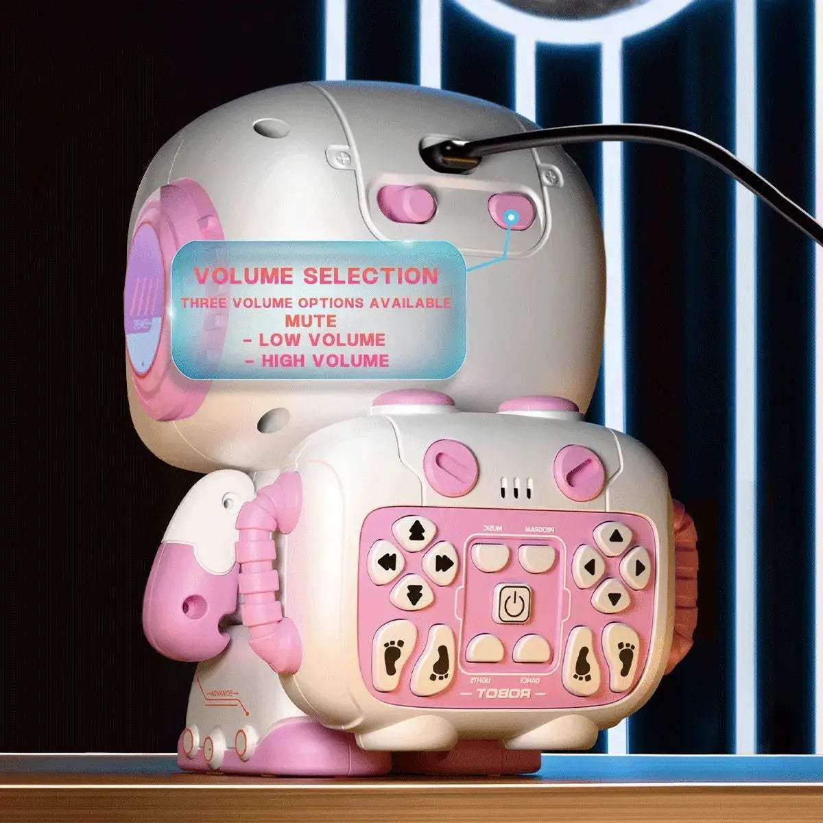Remote Control Interactive Robot Toy With Music And Lights - ToylandEU
