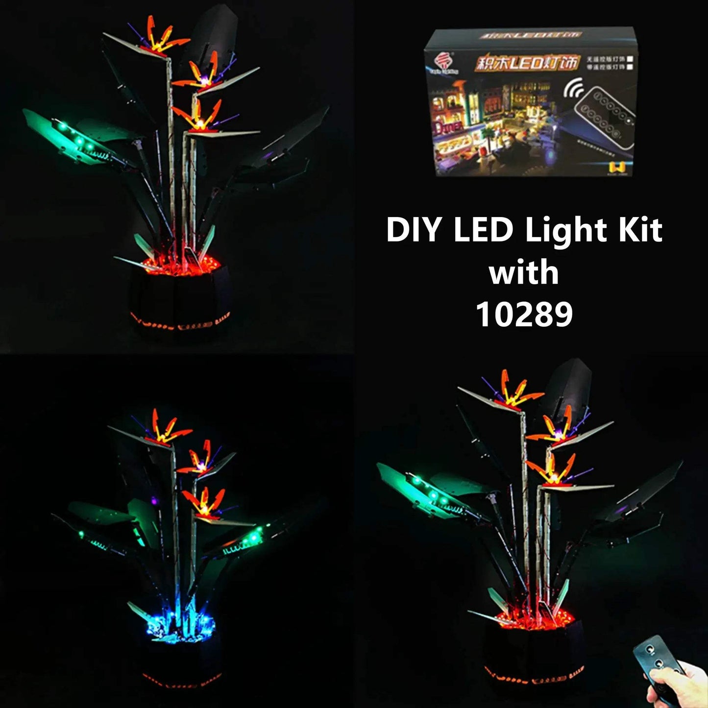 Remote Control LED Light Kit for Botanical Paradise Flower - ToylandEU