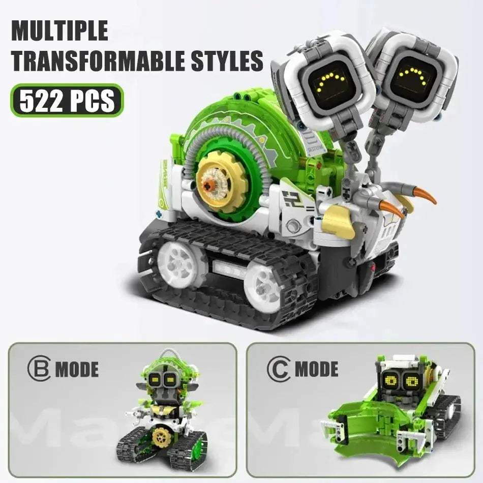 Remote Control Programmable Building Blocks Three In One Robot - ToylandEU