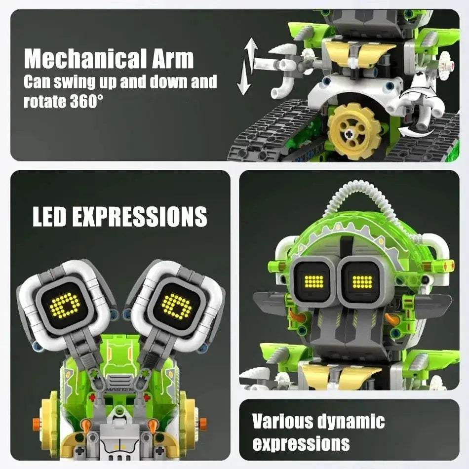 Remote Control Programmable Building Blocks Three In One Robot - ToylandEU