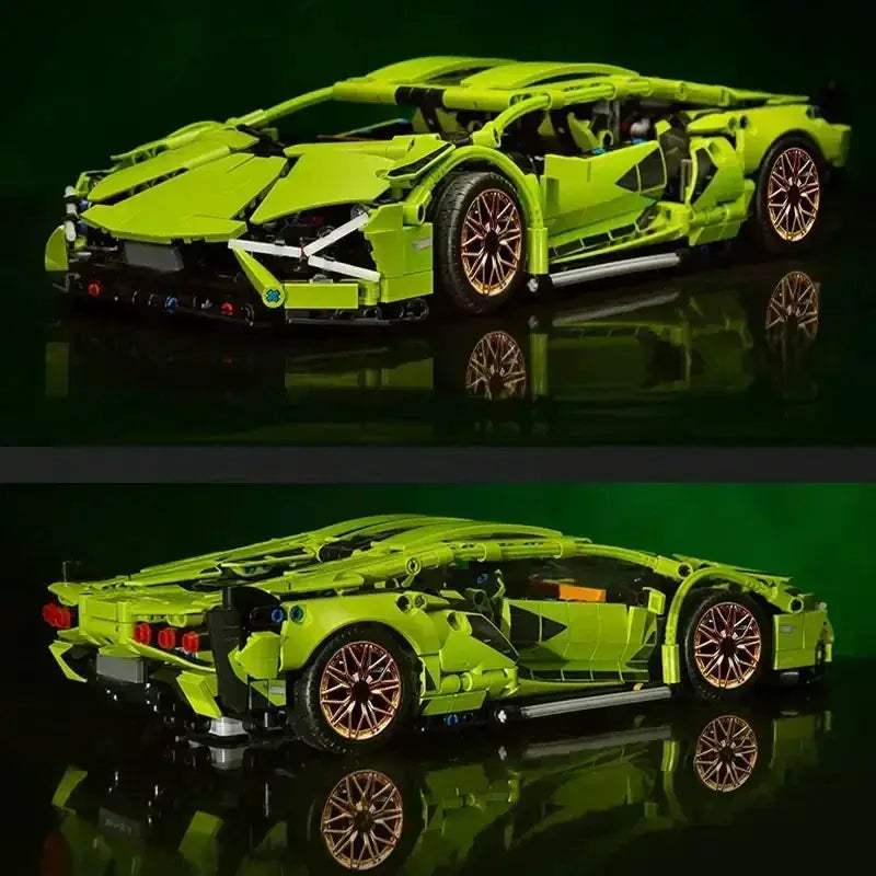 Remote Control RC Car Building Blocks Racing Kit 1280 Pieces - ToylandEU