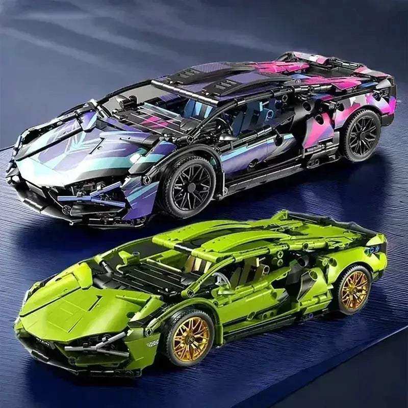 Remote Control RC Car Building Blocks Racing Kit 1280 Pieces - ToylandEU