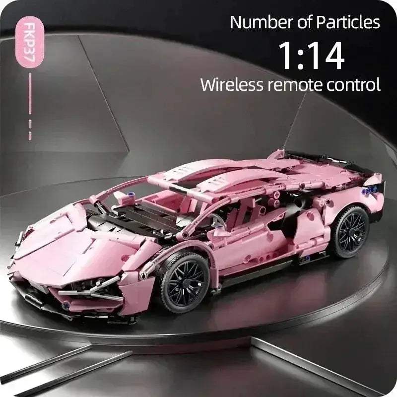 Remote Control RC Car Building Blocks Racing Kit 1280 Pieces - ToylandEU