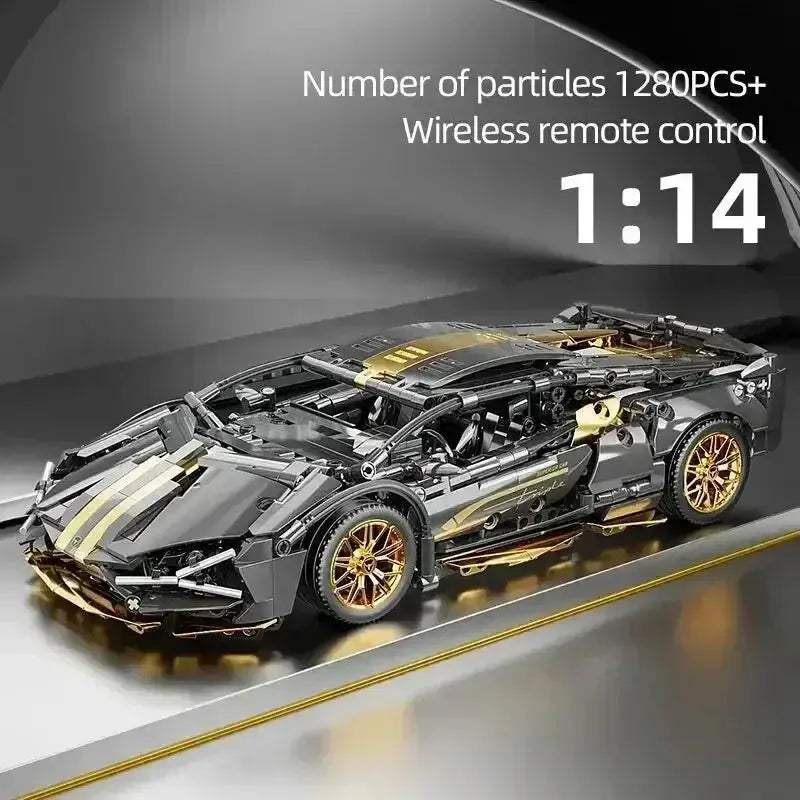 Remote Control RC Car Building Blocks Racing Kit 1280 Pieces - ToylandEU