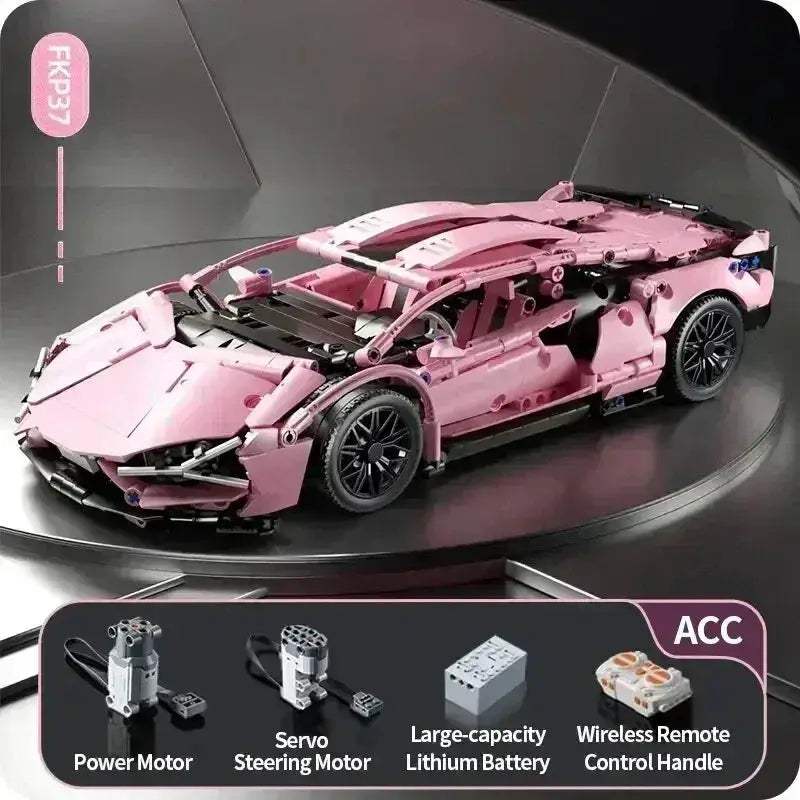 Remote Control RC Car Building Blocks Racing Kit 1280 Pieces - ToylandEU