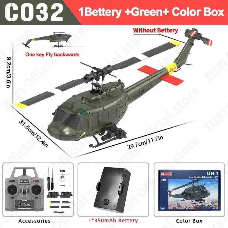 Remote Control RC Helicopter With Altitude Hold And Brushless Motor - ToylandEU