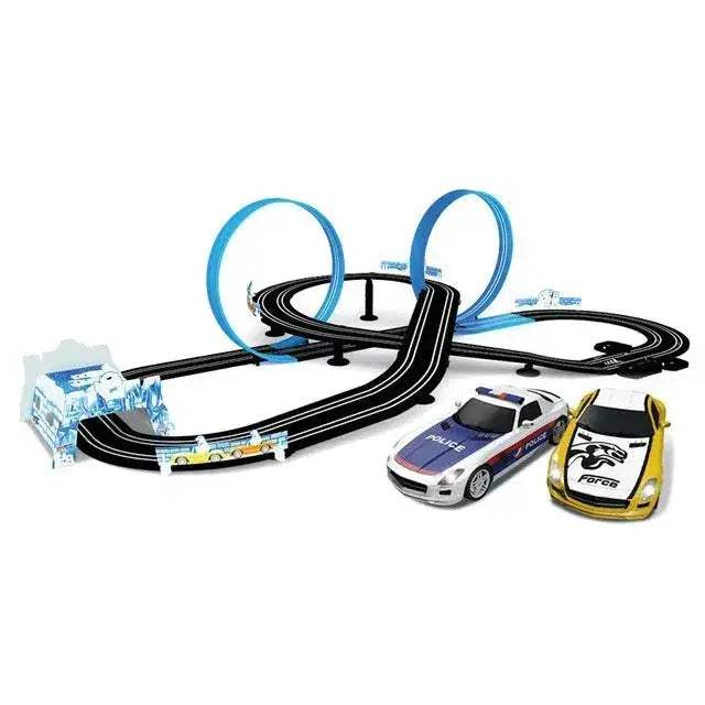 Remote Control Race Track Set With Double Cars For Boys - ToylandEU