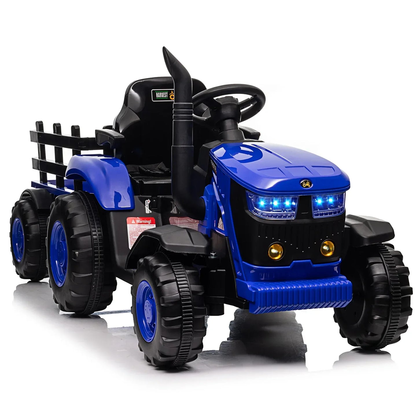 Remote Control Ride On Tractor For Kids Bluetooth Music - ToylandEU