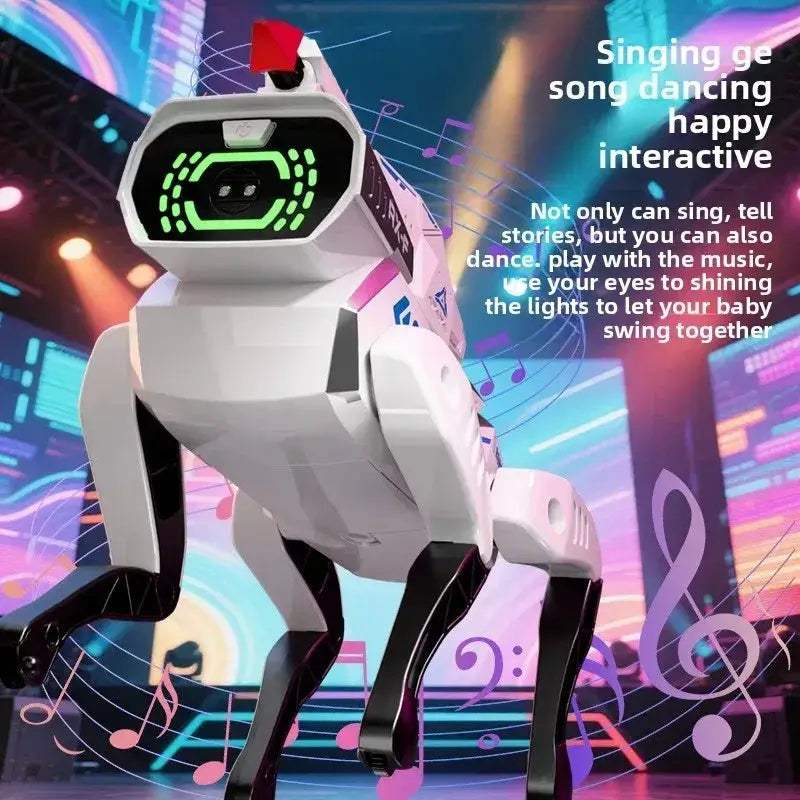 Remote Control Robot Dog Toy With Programmable Actions And Barking - ToylandEU