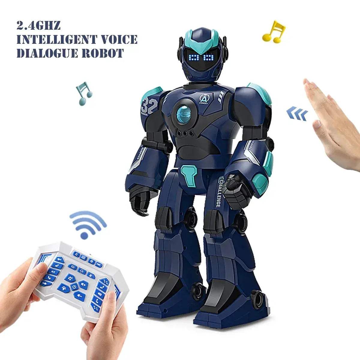 Remote Control Robot With Gesture Sensing And Dancing Functions - ToylandEU