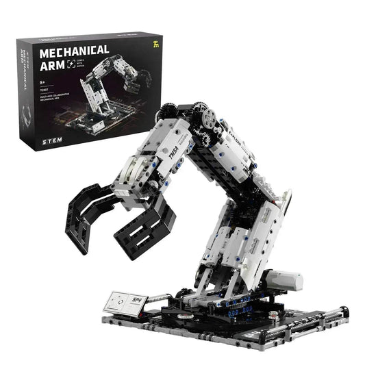 Remote Control Robotic Arm Building Blocks Set For Educational Fun - ToylandEU