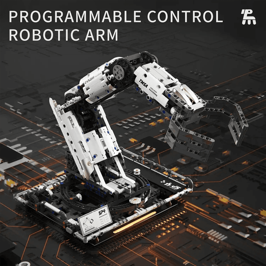 Remote Control Robotic Arm Building Blocks Set For Educational Fun - ToylandEU