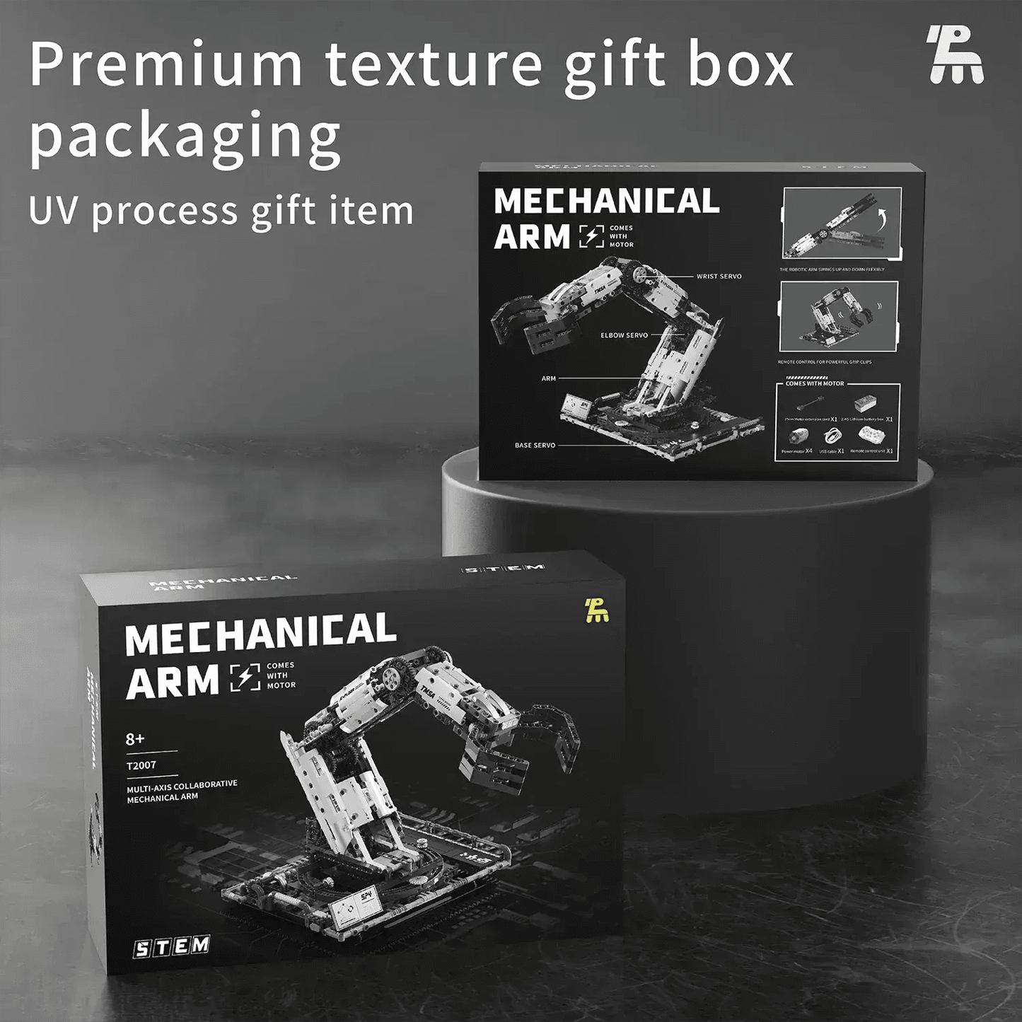 Remote Control Robotic Arm Building Blocks Set For Educational Fun - ToylandEU